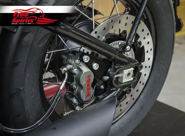 Free Spirits Brembo Rear Brake Upgrade With Rotor - Triumph Bobber, Bobber Black And Speedmaster 2