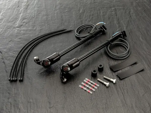 Wunderkind Customs Fender Strut Kit With Led Turn Signals - Universal 1