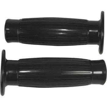 Emgo Vintage Grand Turismo Grips - 1" - Black 1