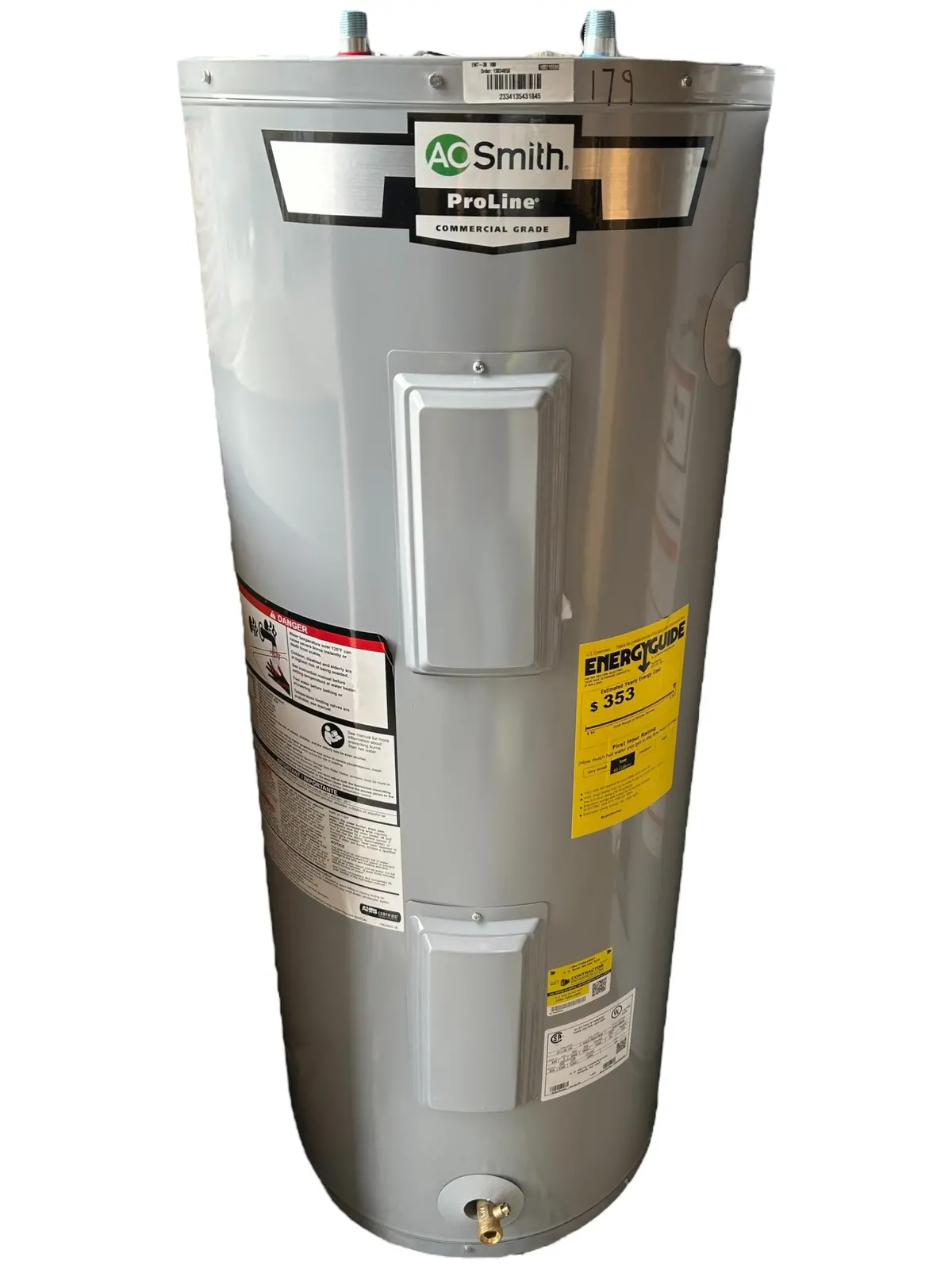 Ao Smith, Ent-30 100, 30-Gallon, (46.5T X 19W) 240V, Proline, Electric Water Heater - In Store Pickup Only 1