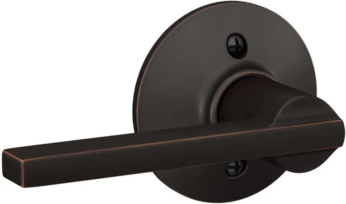 Schlage, Fc172elr622col, Custom Eller Non-Turning Two-Sided Dummy Door Lever Set With Collins Trim - New In Box 1