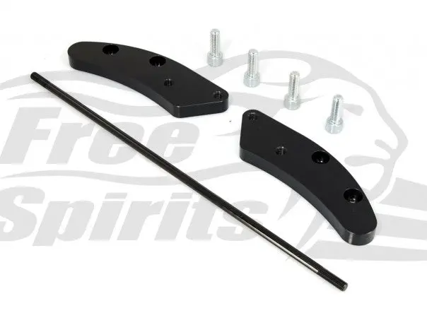 Free Spirits Extended Forward Control Adapter Plates - 80Mm - Indian Scout Bobber / Rogue 1