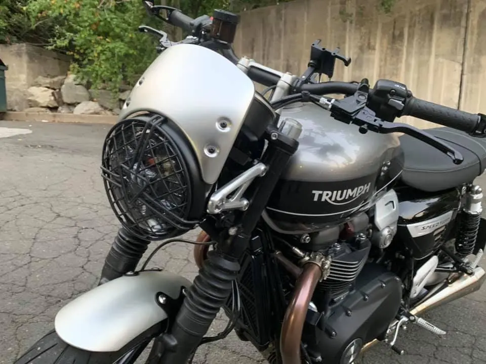 Triumph Headlight Grill And Bezel - Matte Black - A9838244 2