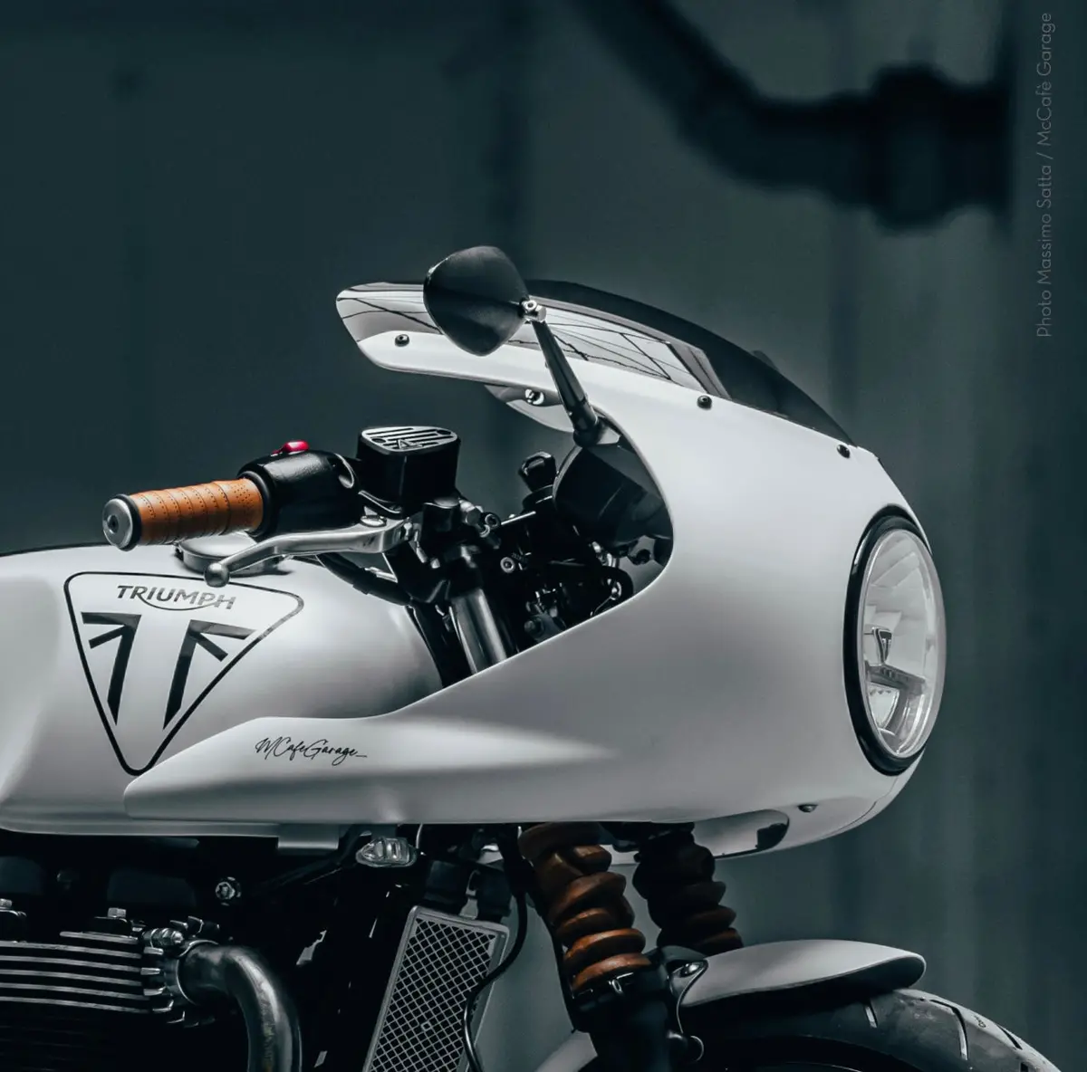 Arton Works Fairing Mirror Mount Kit - Triumph Thruxton R / Rs 1