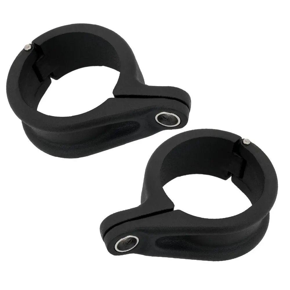 Motone Clampits Universal Turn Signal Mounts - 41Mm Forks - Black 1