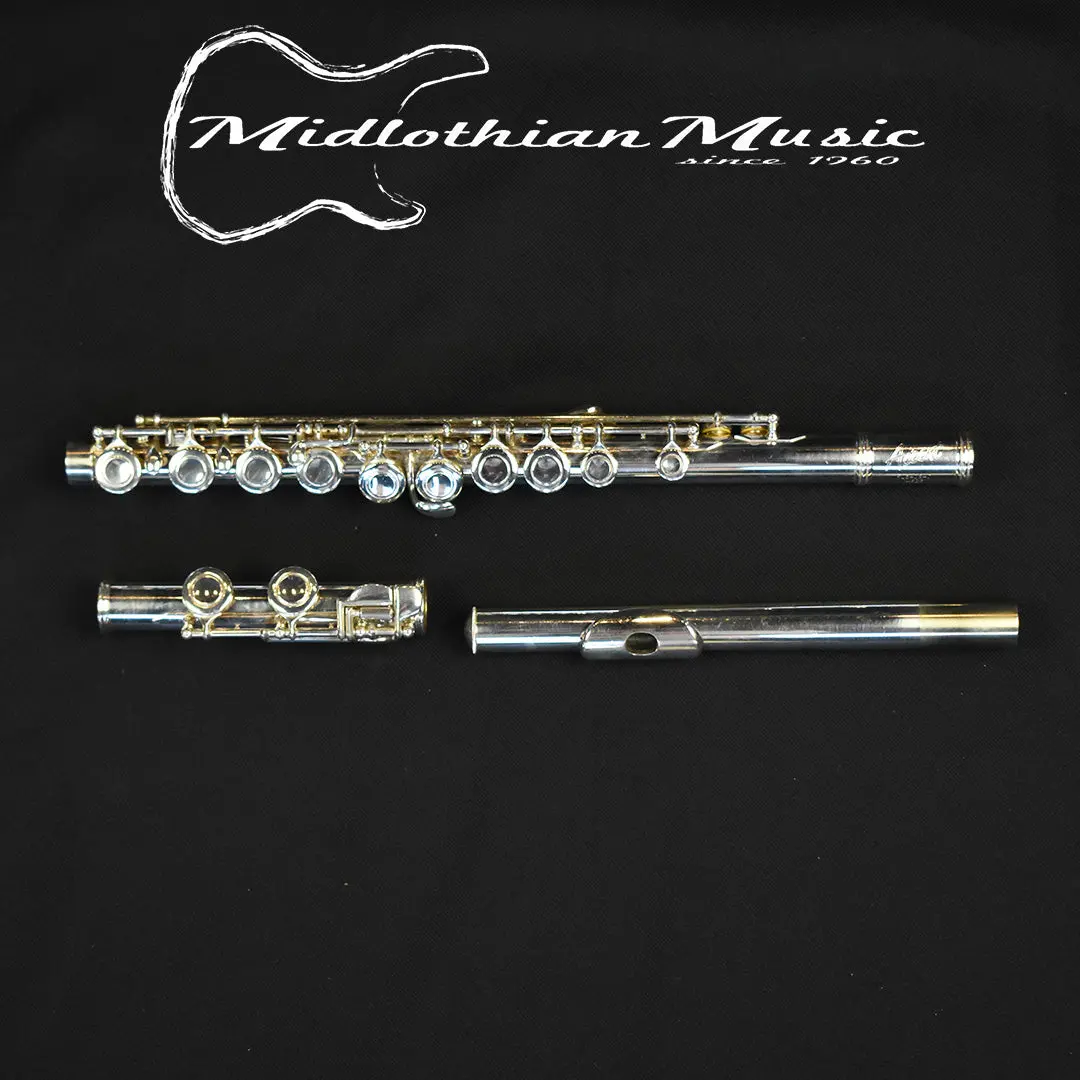 Accent Fl54os-J Pre-Owned Silver Plated Flute W/Case! #14623 1