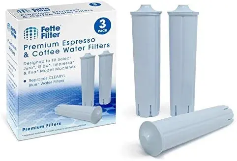 (3 Pack) Fette Filter - Water Filter Compatible With Jura Clearyl Blue. Compare To Part # 71445 Or 67879 - Brand New In Box 1