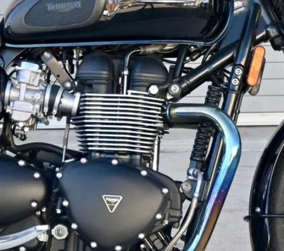 Triumph Retro Triangle Sticker For Alternator / Stator Cover 2