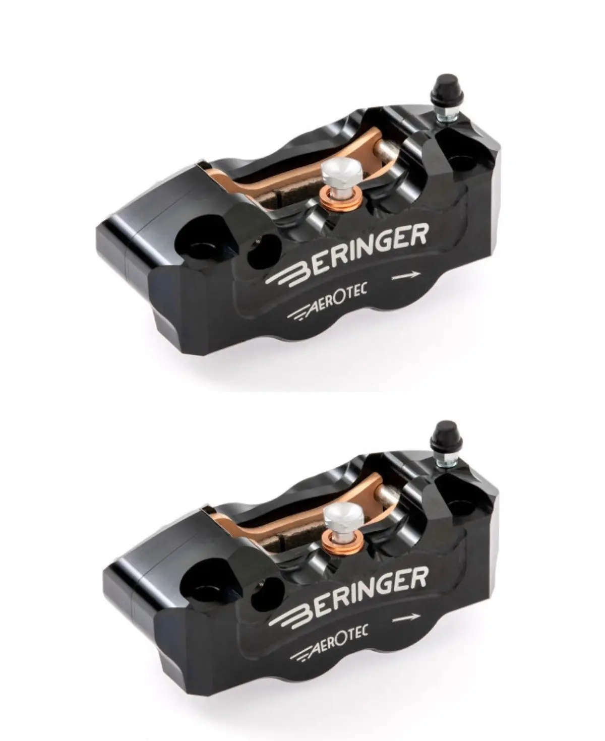 Beringer Aerotec Radial Front Brake Caliper Set - Triumph Thruxton R / Rs / Tfc 1