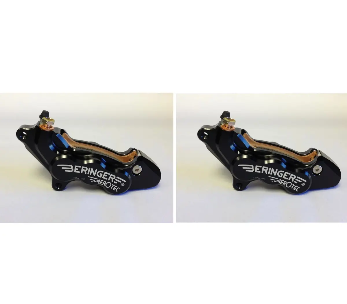 Beringer 6 Piston Front Brake Caliper Set - Triumph Thruxton 1200 S, Bonneville T120 1