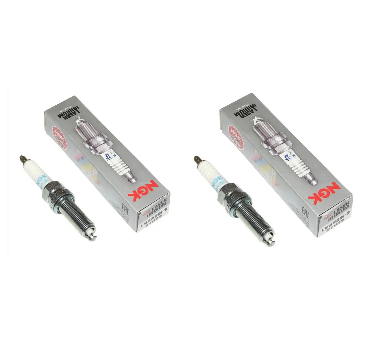 Ngk Laser Iridium Spark Plugs Lmar8bi-9 - Pair - 2016+ Triumph Classics 1