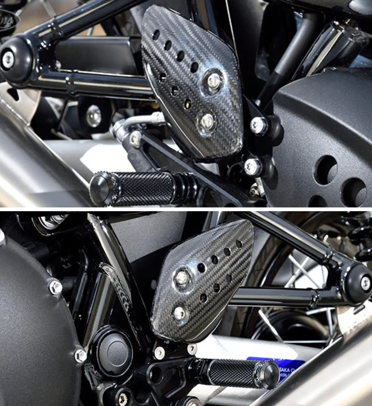 Triumph Thruxton Tfc Heel Guards 1
