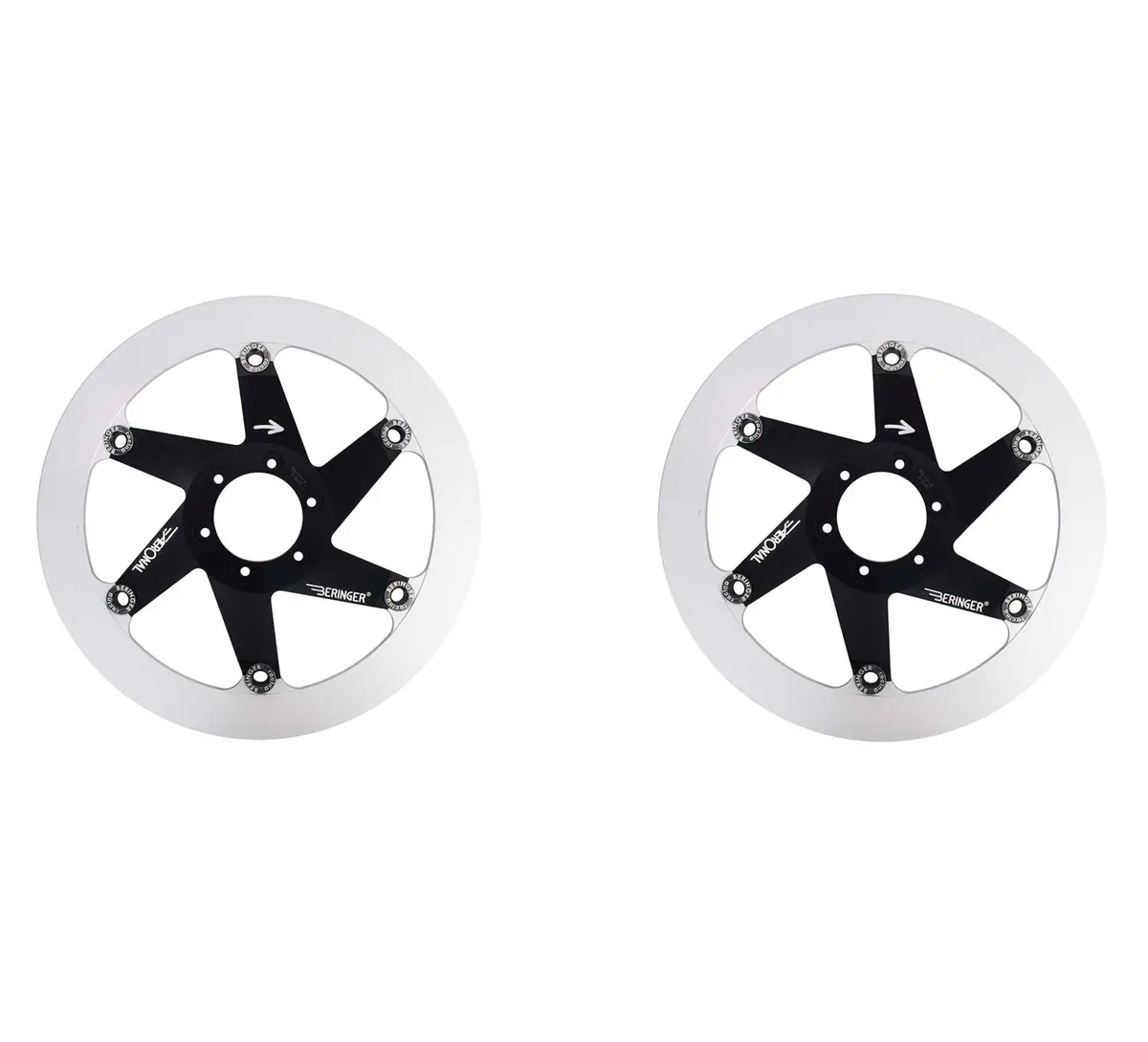 Beringer Aeronal Front Brake Rotor Set - Stainless - 2016+ Triumph Thruxton R, Rs, Tfc, Bobber, T120 1