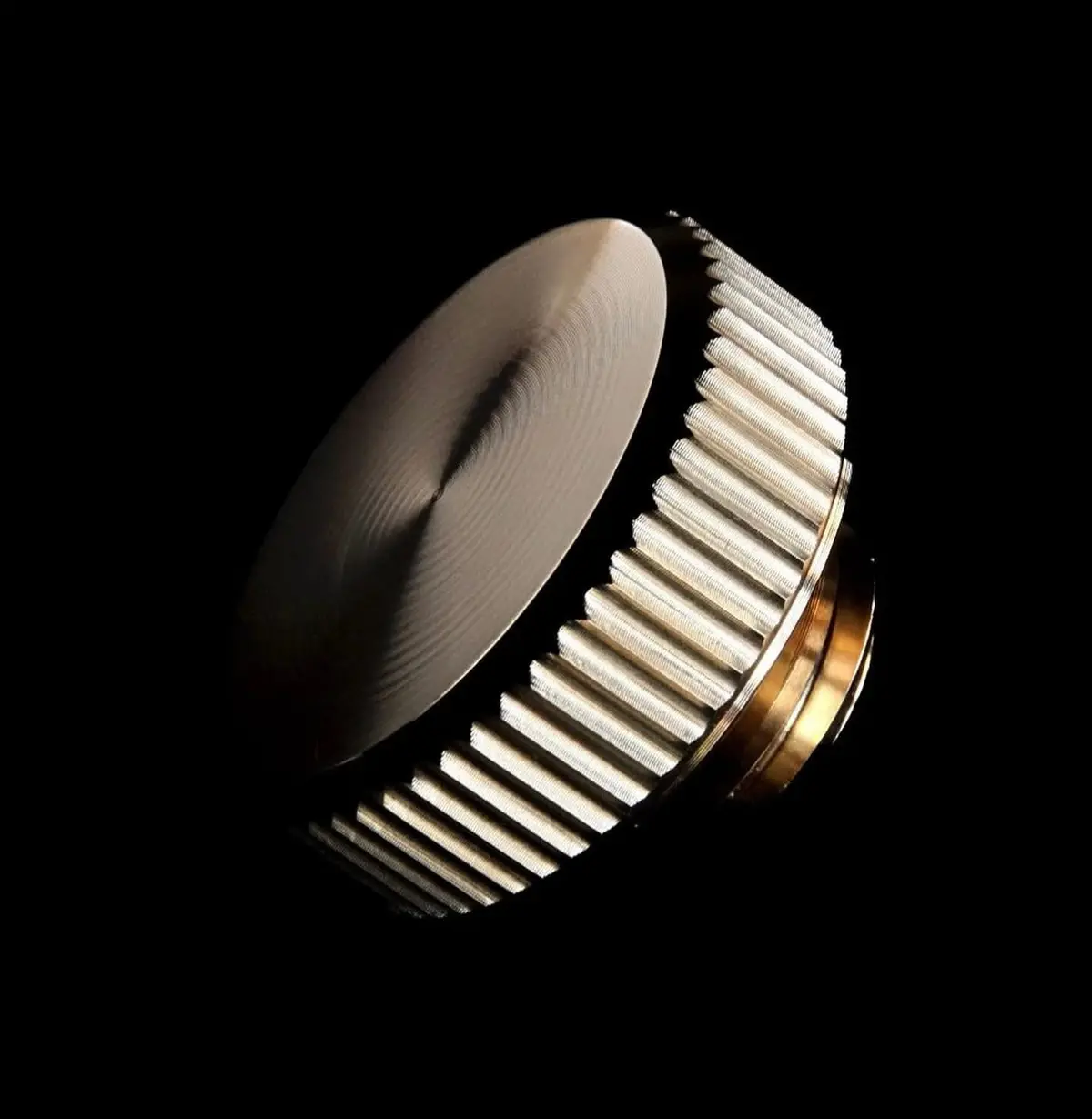 Brass Straight Knurl Oil Fill Cap - Triumph Modern Classics 1