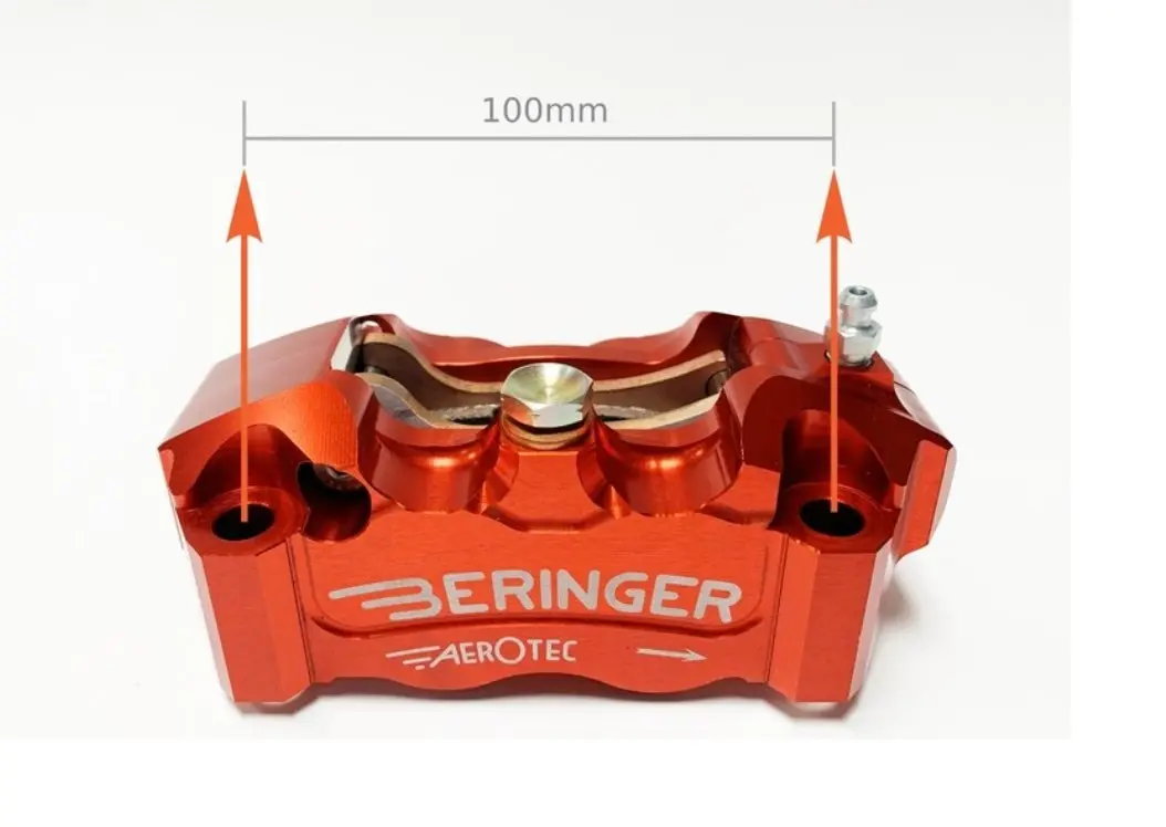 Beringer Aerotec Radial Front Brake Caliper Set - Triumph Thruxton R / Rs / Tfc 6