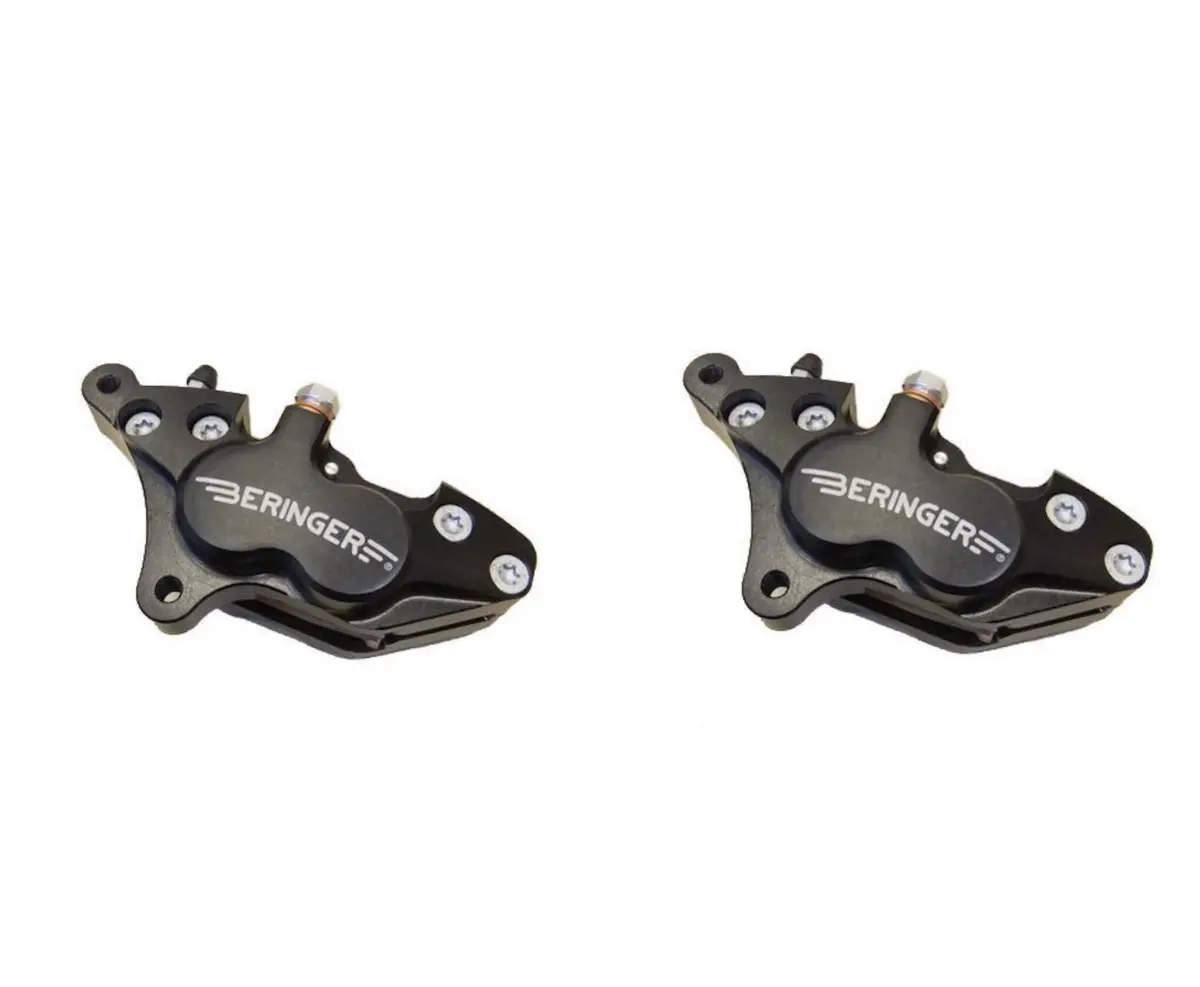 Beringer 4 Piston Front Brake Caliper Set - Triumph Thruxton 1200 S, Bonneville T120 1
