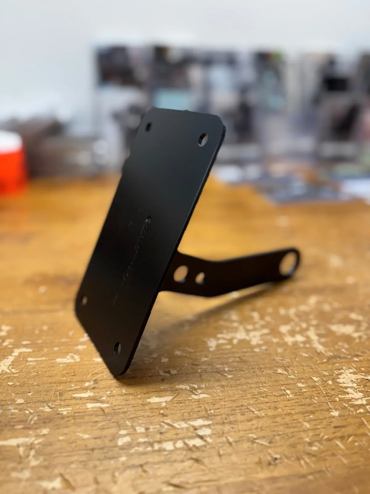 Sidemount License Plate Bracket Without Light 1