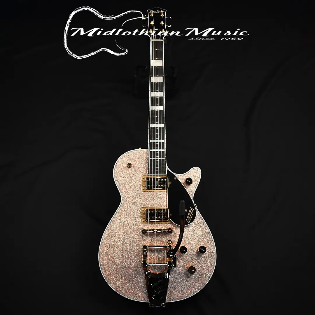 Gretsch G6229tg Limited Edition Players Edition Sparkle Jet Bt W/Bigsby + Case - Champagne Sparkle Finish 1