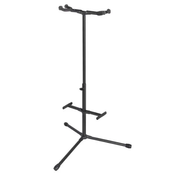 On-Stage Gs7255 Hang-It Double Guitar Stand - Black Finish 1