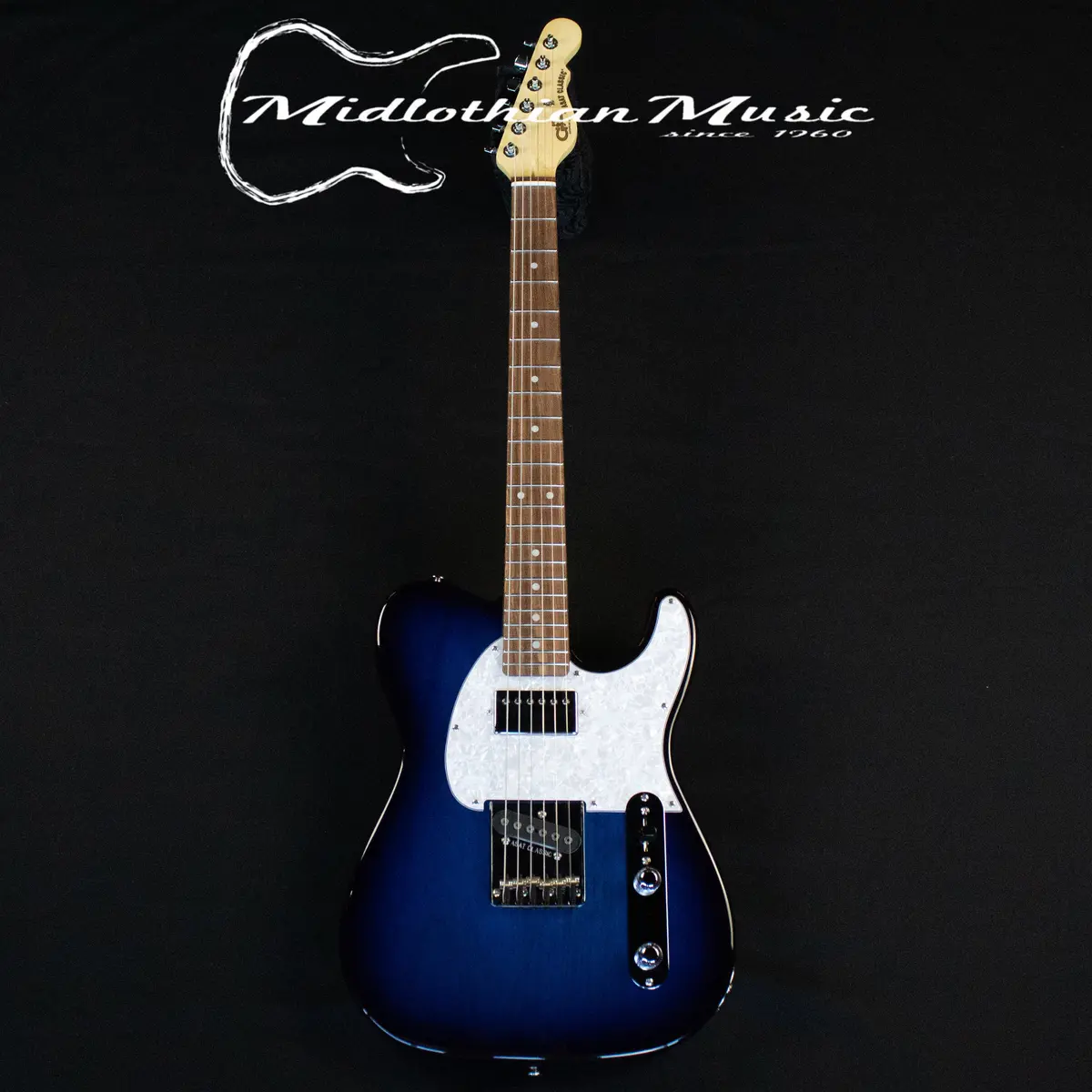 G&L Usa Asat Classic Bluesboy - Blueburst Finish W/Gig Bag (Clf2301124) 1