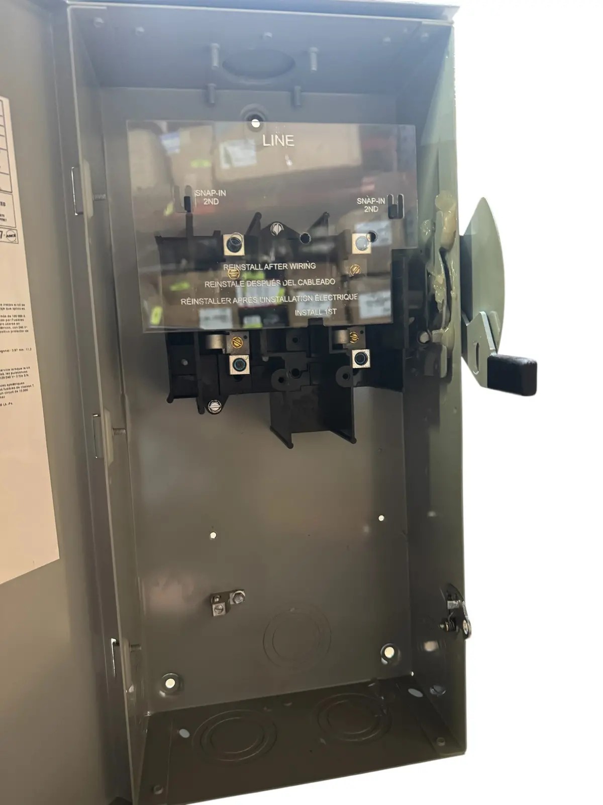 Eaton, Dg223urb, Non-Fusible Safety Switch, 2P, 240V, 100A 1