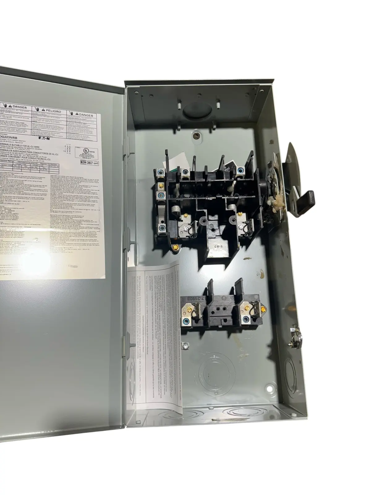 Eaton Dg223nrb Fusible Nema 3R General Duty Safety Switch 1