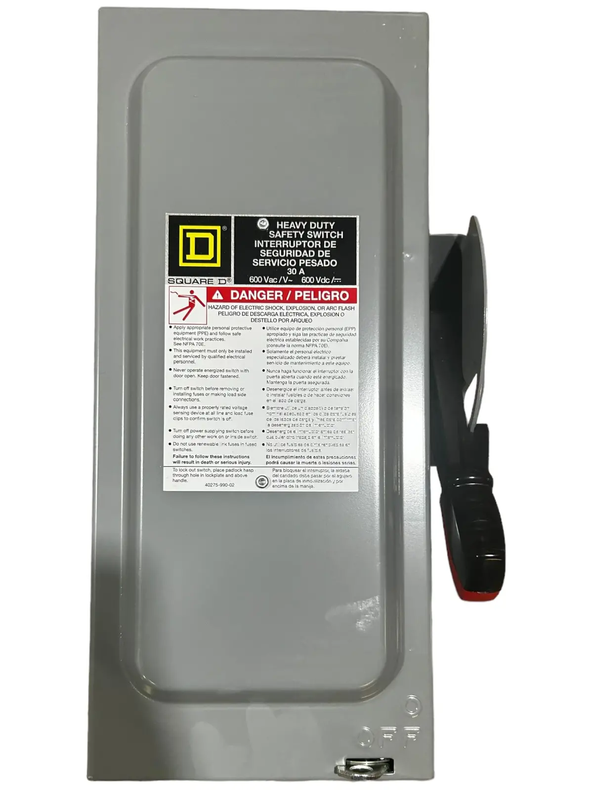 Square D, H361, F05 Series, Heavy Duty Safety Switch - New In Original Packaging 1