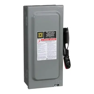 Schneider Electric 30-Amp Hu361ei Switch Not Fusible Hd 30A /Interlock - New In Box 1