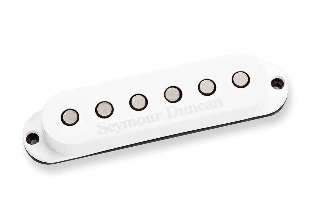 Seymour Duncan - Ssl-3 - Hot For Strat High Output Single Coil Pickup - Neck/Middle/Bridge - White Finish (11202-01) 1