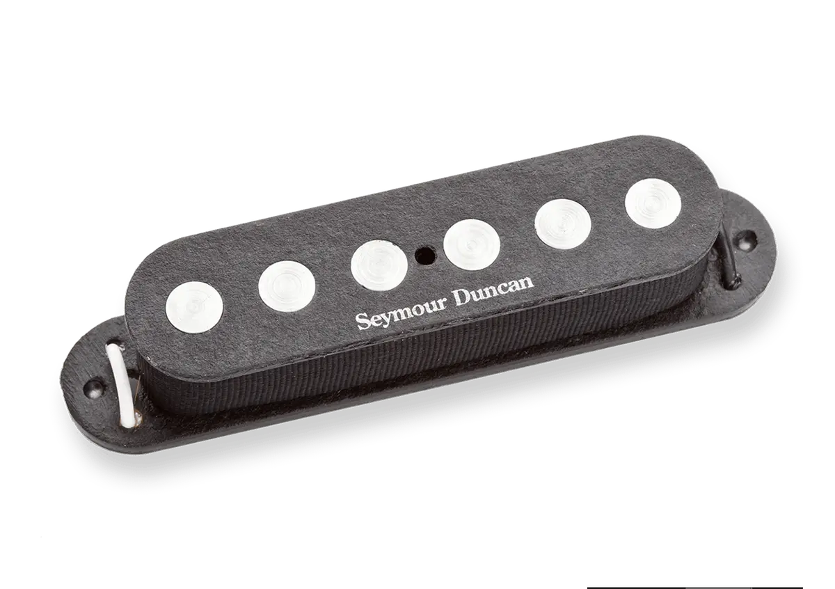 Seymour Duncan Ssl-4 - Quarter Pound High Output Single Coil Pickup - For Strat Neck/Middle/Bridge Position - Black Finish (11202-03) 1