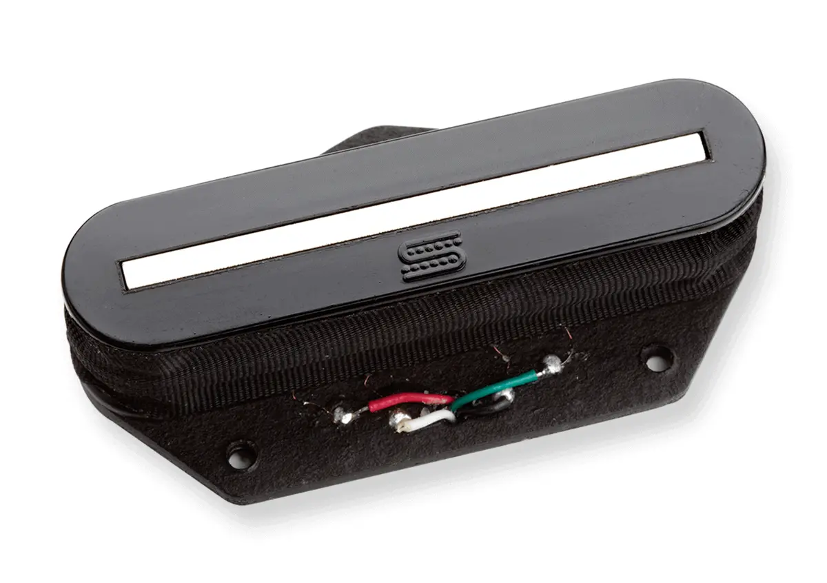 Seymour Duncan - Stk-T2b - Hot Stack For Tele - High Output, Noiseless Bridge Pickup - Black Finish (11203-08) 1