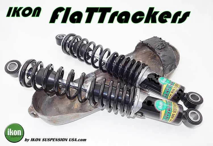 Ikon Flat Trackers Twin Shocks 1
