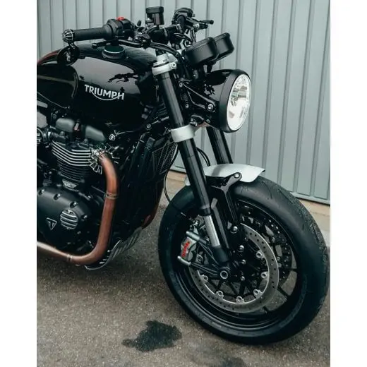 Motone Short Front Fender - Brushed - 2022+ Speed Twin 1200 2