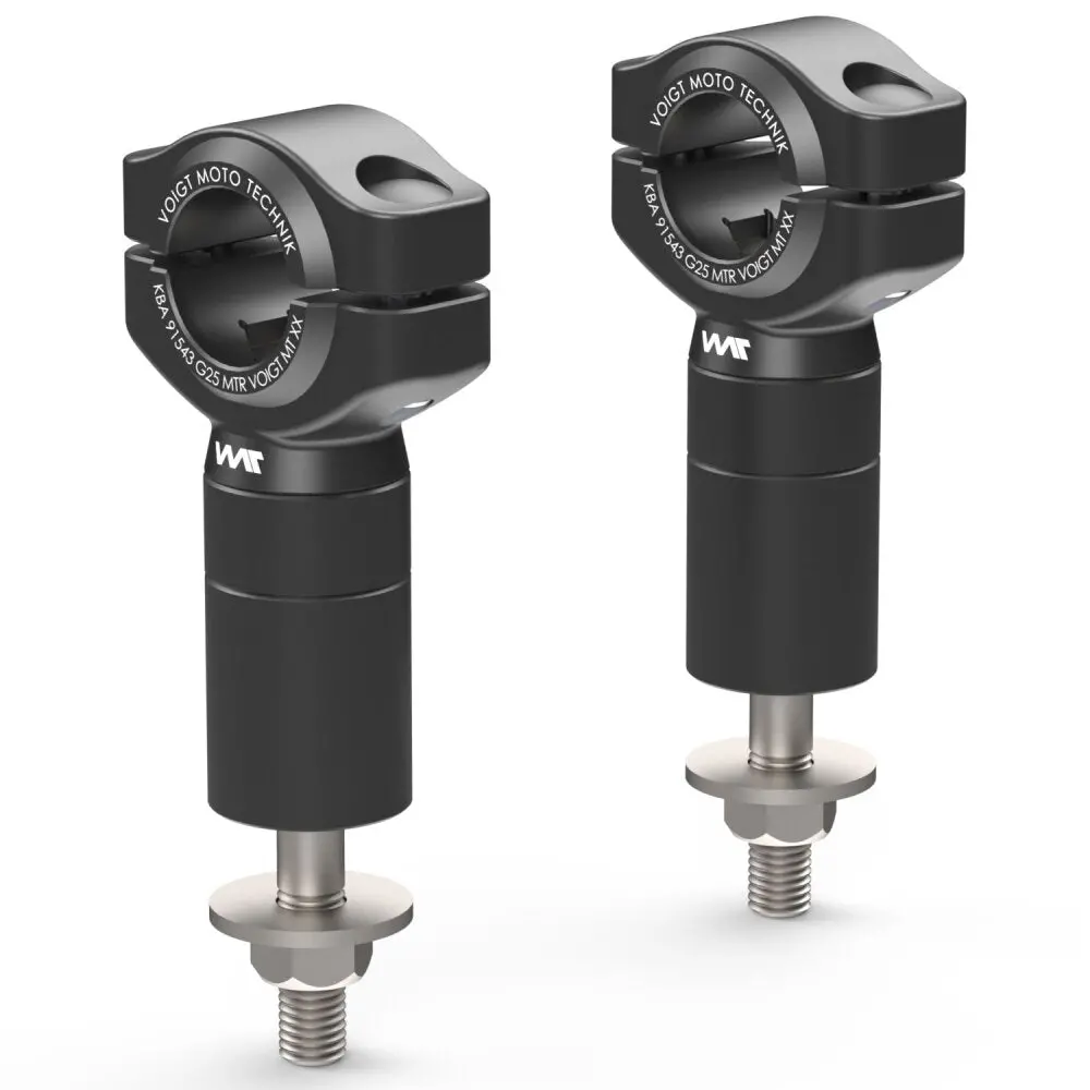 Voigt Moto Technik Adjustable Height Handlebar Risers - Triumph Bobber, Speedmaster 1200 1