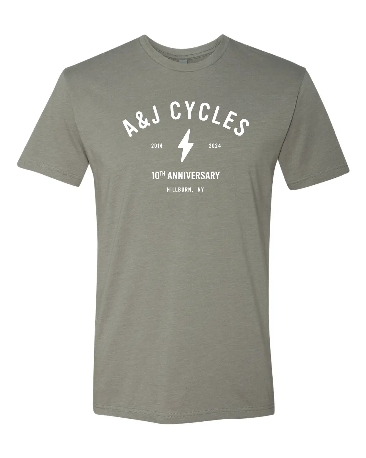 A&J Cycles 10Th Anniversary T-Shirt - Storm Grey 1