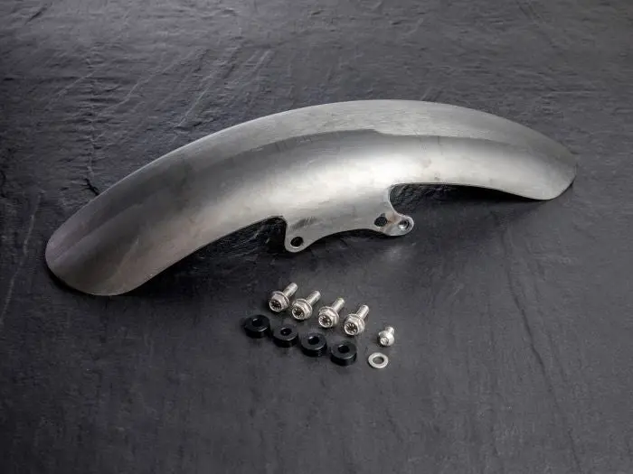 Wunderkind Custom Front Fender - Steel - Triumph Bobber Black 1