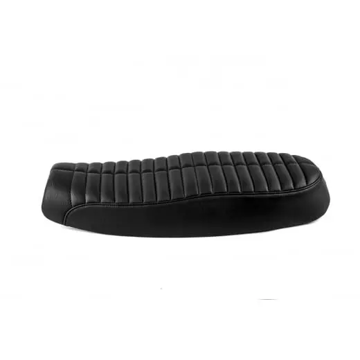 Motone Dual Seat - Rattlesnake Tail- Triumph Bonneville, Scrambler And Thruxton- Black 2