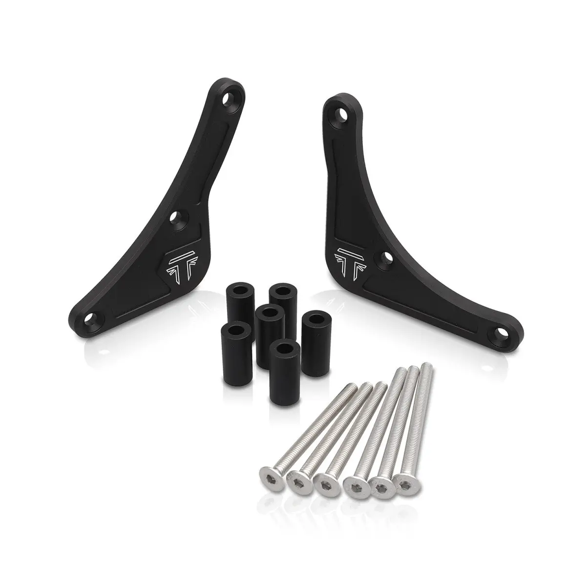 Classicbike Raisch Milled Engine Protection Kit - Black 1