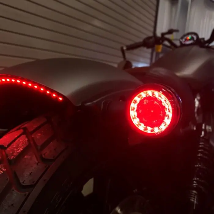 Custom Dynamics Pro-Beam Led Rear Turn Signals - 2018-2024 Indian Scout Bobber / Rogue 1
