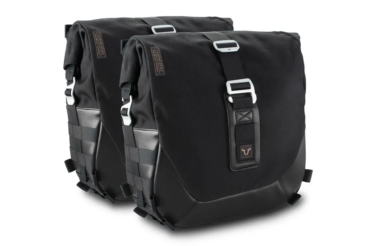 Sw-Motech Legend Gear 27 L Saddlebag Setup With Quick Disconnect Slc Brackets - Triumph Speed Twin 1200 1