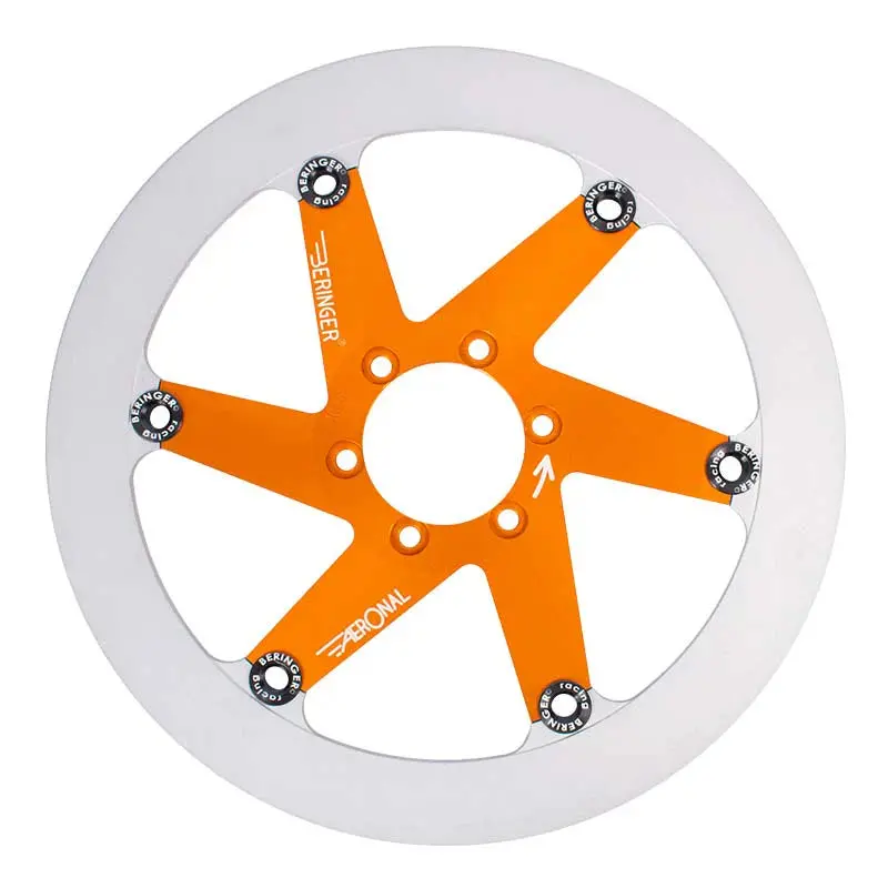 Beringer Aeronal Front Brake Rotor - Stainless - 2016+ Triumph Bonneville T100, Street Twin, Street Scrambler, Speed Twin 900 2