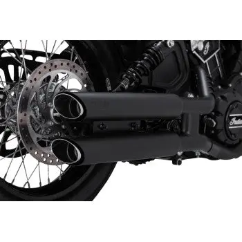 Vance & Hines Twin Slash 3” Mufflers - Indian Scout / Scout Bobber 2017-2024 1