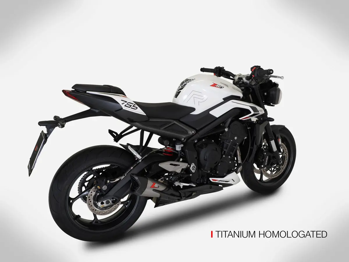 Zard Full Exhaust - 2023-2024 Triumph Street Triple 765 R / Rs / Moto 2 8