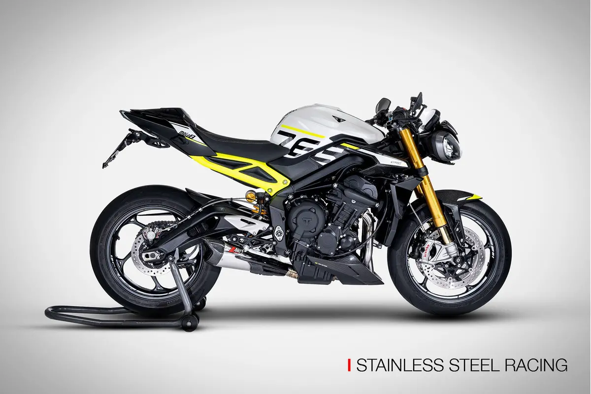 Zard Full Exhaust - 2023-2024 Triumph Street Triple 765 R / Rs / Moto 2 5