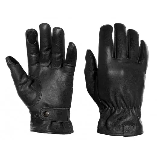 Motone Spirit - Motorcycle Riding Gloves - Analine Leather - Black 1