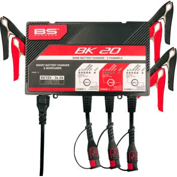 Bs Battery 3 Bank Charger / Tender 3 Amp - Bk 20 2