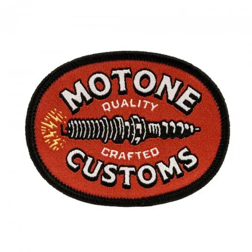 Motone Old Sparky Woven Patch 1