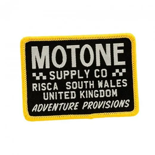Motone Heritage Woven Patch - Yellow 1