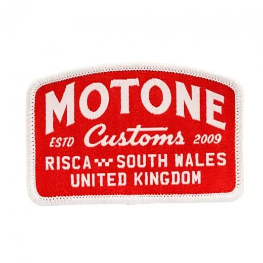 Motone Angry Arch Woven Patch - Red 1