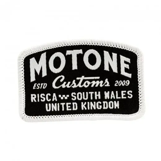 Motone Angry Arch Woven Patch - Black 1